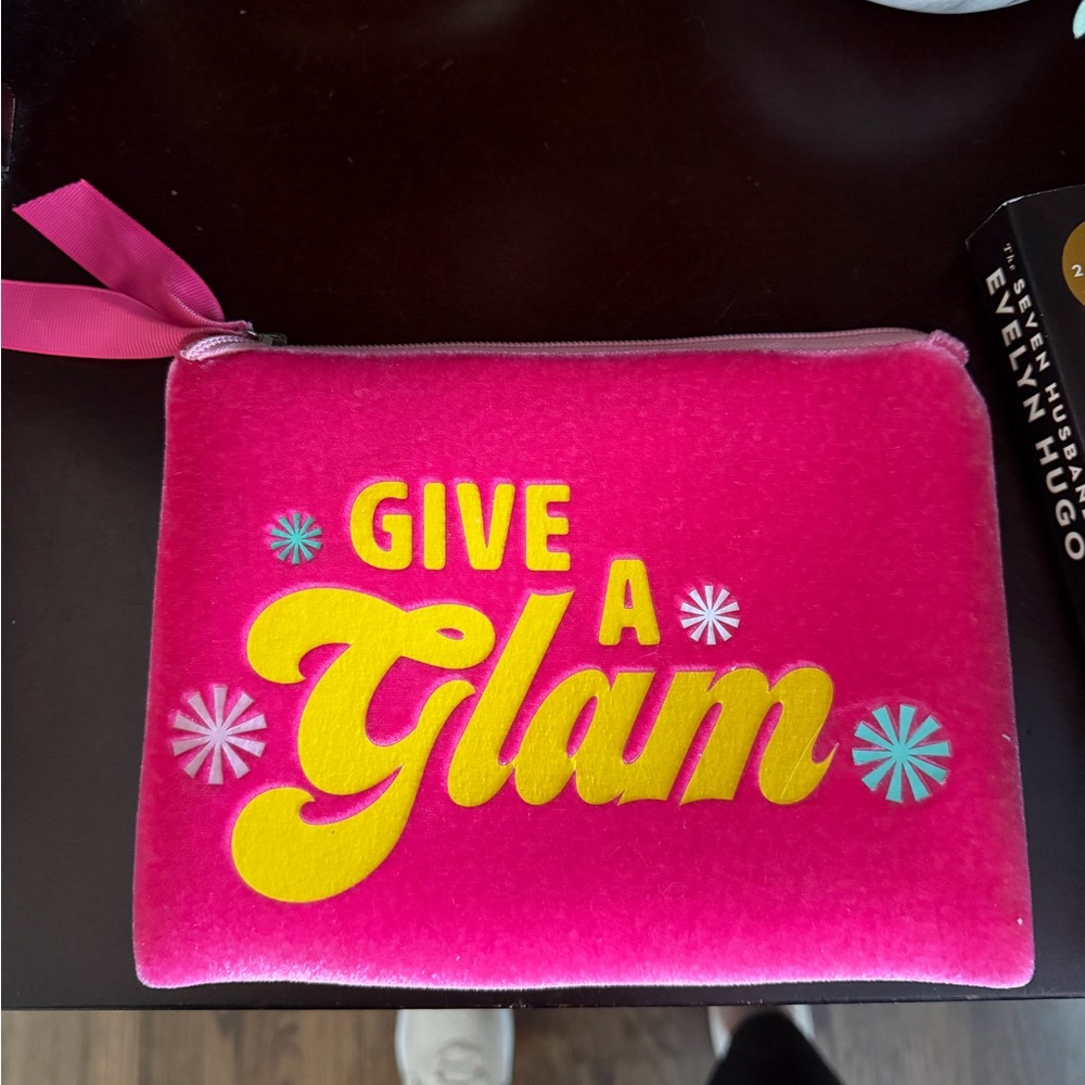 Benefit 'Give A Glam' Velvet Cosmetic Pouch